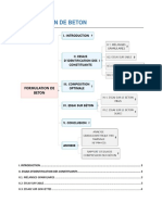 Formulation de Beton