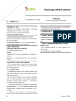 Uma Co., Ltd. Pepsinogen (PG) Calibrator: 2-19-6 Yokosuka Matsudo, Chiba, Japan