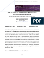 Applications of Compressive Sensing Over Wireless Fading Channels