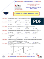 Buổi 08 - Đồ Thị Hàm Phân Thức - BT