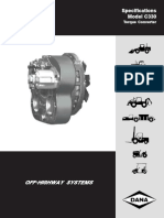 C330 Torque Converter Specs