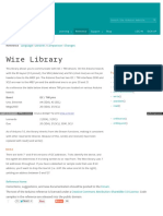 Wire Library: Language Libraries Comparison Changes