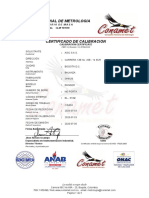 Certificado Calibracion Balanza 15000 Asic