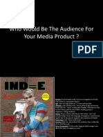 Who Would Be The Audience For Your Media