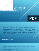 Buenas Prácticas de Almacenamiento: Stock Pharmacia S.A.S