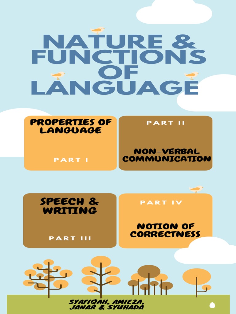 Nature and function of language pdf communication nonverbal