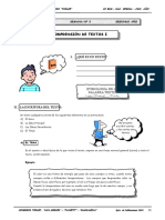 II BIM - RV - 2do. Año - Guía 3 - Comprensión de Textos I