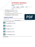 Present Simple Questions - Forming Questions in the Present Simple Tense