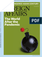 Foreign Affairs - July and August 2020