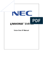 SV9100 VoIP Manual