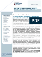 Intención de Voto Presidencial MARZO-2011 (Nacional)