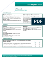 Learnenglish Select Advanced: 1.3 Discussing Proposals and Communication Habits