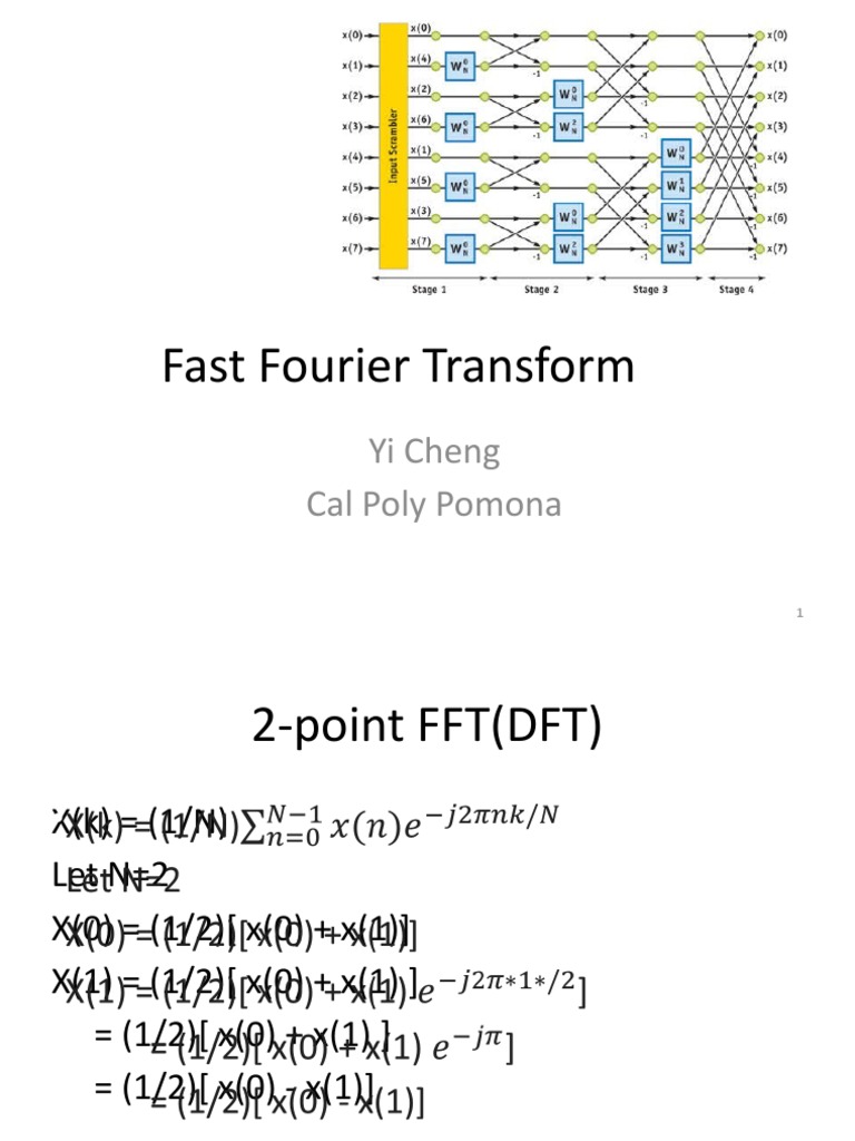 Fast Fourier Transform Guide | PDF | Fast Fourier Transform | Harmonic ...