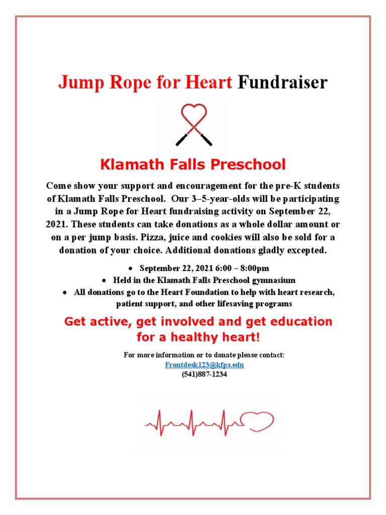 Final Jump Rope For Heart Fundraiser Flyer PDF