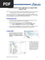 Loading A Panelview Plus Application Via Compact Flash Memory Card