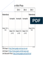 Horario Docente Alirio Pinza