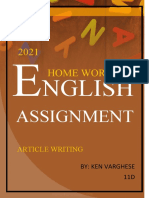 English HW Project 1