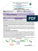 Balanceo de Ecn Quimica-Grado-10º-A-B-C.