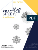 Mandala Practice Sheets: by Valbhi Garg