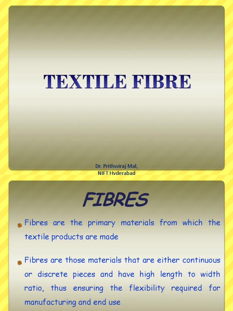 Properties and Types of Textile Fibres | PDF | Yarn | Fibers