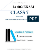 Class 7 Jesma Exam Series 2