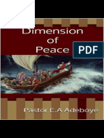 Dimension of Peace - E.A Adeboye