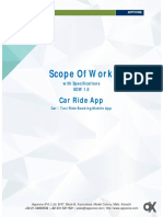 Car Ride App - SOW 1.0 - 2