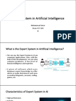 Expert System in Artificial Intelligence