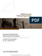 Economic Growth in Asia Determinants and Prospects