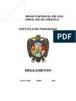 Reglamento Posgrado Unsch-2019