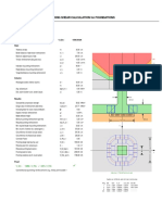 Punching Shear Calculation For Foundations: Member: Position