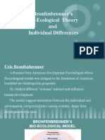 Bronfenbrenner's Bio-Ecological Theory and Individual Differences