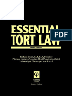 Essential Tort Law by Richard Owen
