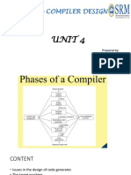15Cs314J - Compiler Design: Unit 4