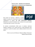 Om Vakratundaya Hum – Mantra de Ganapati (Ganesha) Para Remover Os Obstáculos Presentes