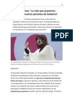 Cristina Kirchner - La Vida Que Queremos Requiere de Muchos Períodos de Gobierno - Modo de Lectura