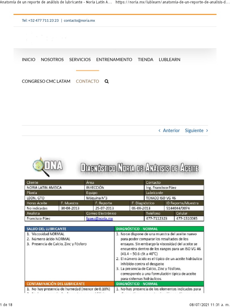 Inspección del filtro de aceite: qué buscar - Noria Latín América