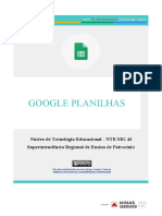 Ebook Google Planilhas