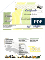 Certificado Motorista Caçamba - Márcio Jorge Da Silva 2021