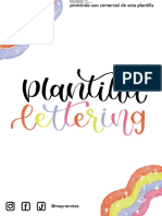 Plantilla Lettering de Mayra Notes 1 Downloable