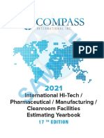 2021 International Hi Tech Manufacturing Cleanroom Facilities Estimating Yearbook SAMPLE 1