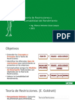 Teoría de Restricciones y Contabilidad Rendimiento