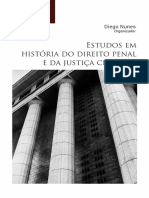 (Diego Nunes (Org) ) Estudos em História Do Direito Penal e Da Justiça Criminal