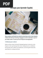 The Ultimate Spanish Study Guide | PDF | Learning | Spanish Language