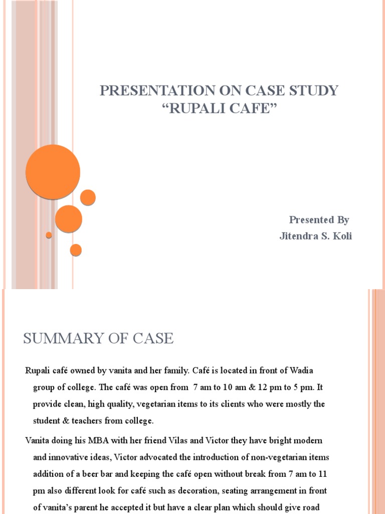 Rupali Café Case Study Analysis | PDF | Business | Economies