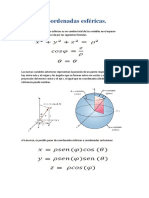 Coordenadas Esféricas, Unitarios Cartesianos, Unitarios Esfericos
