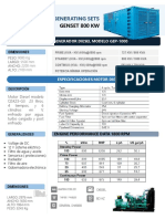 Ficha Tecnica GEN SET - 800 KW - Rev 1