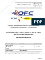 PRO-EFE1-PO-00043-RB Procedimiento Retiro y Reposición de Equipos Del Sistema Señalización - Desviador AG 6003