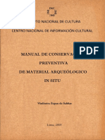 Manual de Conservación Arqueologica