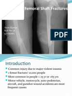 Femoral Shaft Fractures Guide: Causes, Classification, Conservative & Operative Management